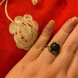 💍Deep Dark Gray (Almost Black) Ring💍 Size 18